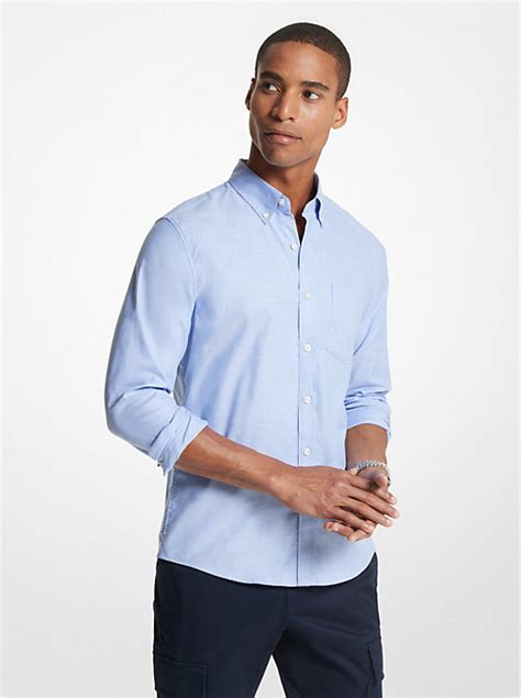 Stretch Cotton Oxford Shirt 